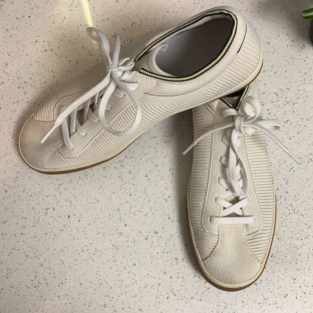 Rothy’s Vanilla Lace Up Sneakers